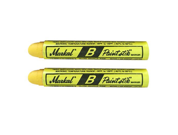 Markal黄色固体油漆记号笔