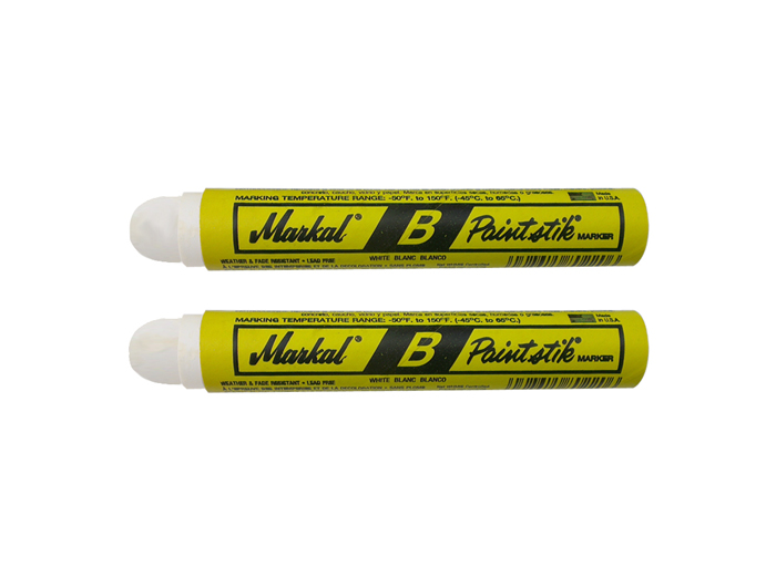Markal白色固体油漆记号笔