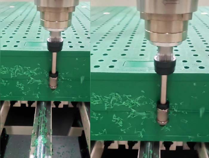 塑胶去合模线配限位刀解决方案